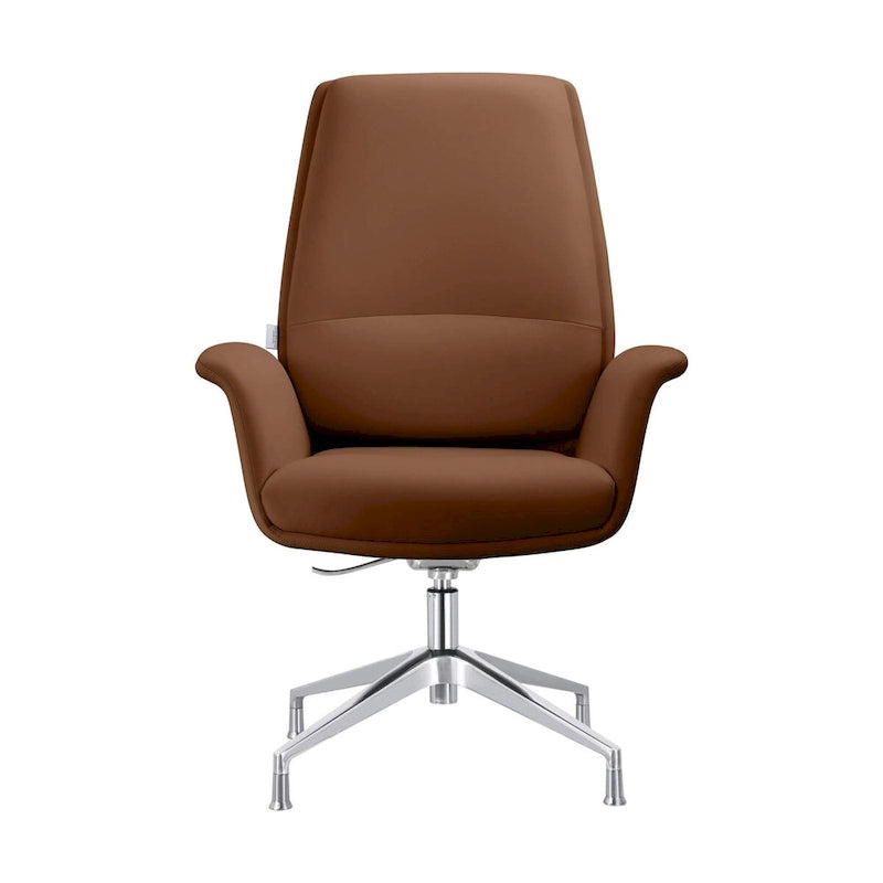 Silla de oficina moderna con altura ajustable y asiento giratorio