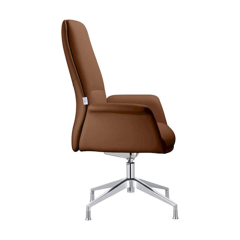Silla de oficina moderna con altura ajustable y asiento giratorio