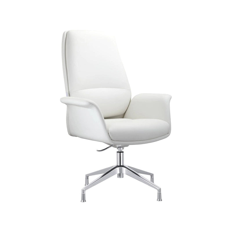Silla de oficina moderna con altura ajustable y asiento giratorio