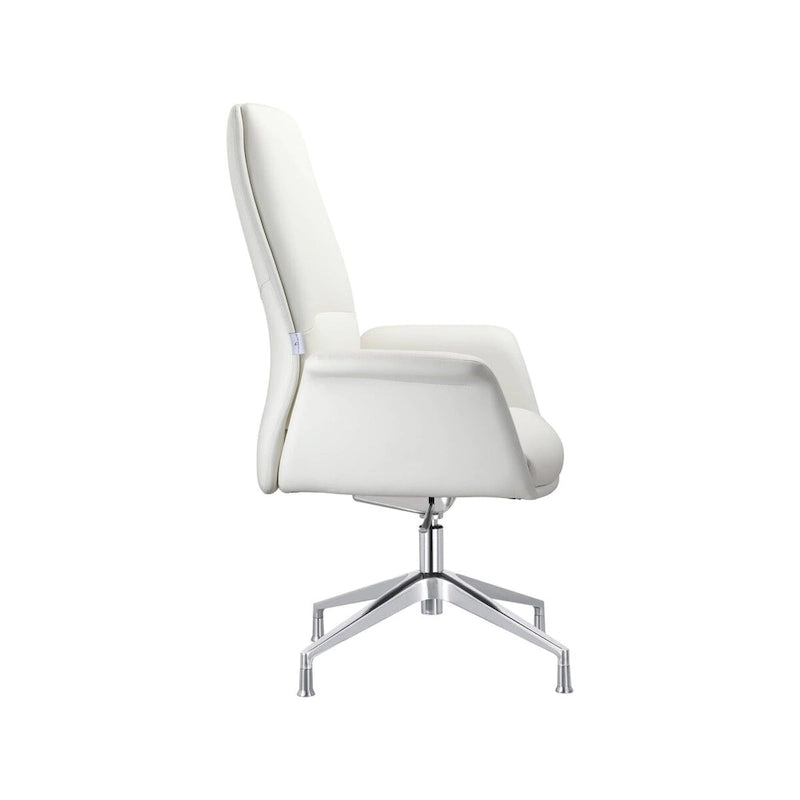 Silla de oficina moderna con altura ajustable y asiento giratorio