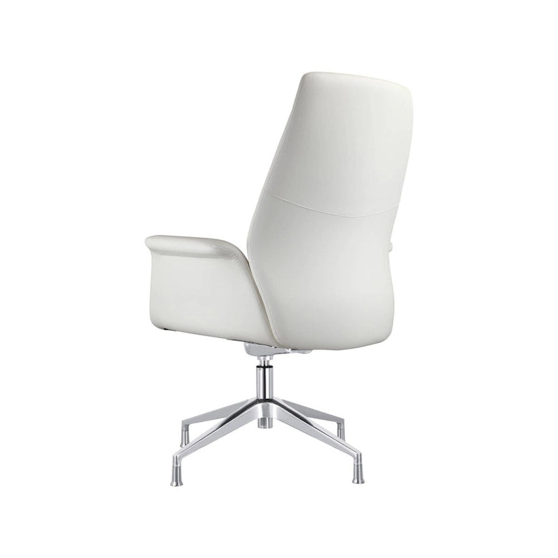 Silla de oficina moderna con altura ajustable y asiento giratorio