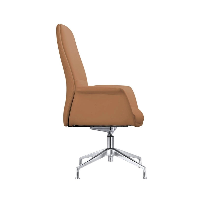 Silla de oficina moderna con altura ajustable y asiento giratorio