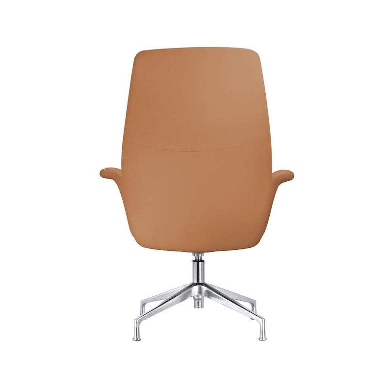 Silla de oficina moderna con altura ajustable y asiento giratorio