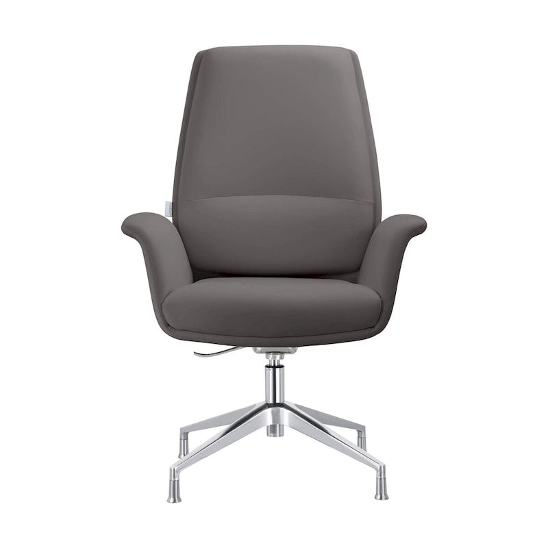 Silla de oficina moderna con altura ajustable y asiento giratorio