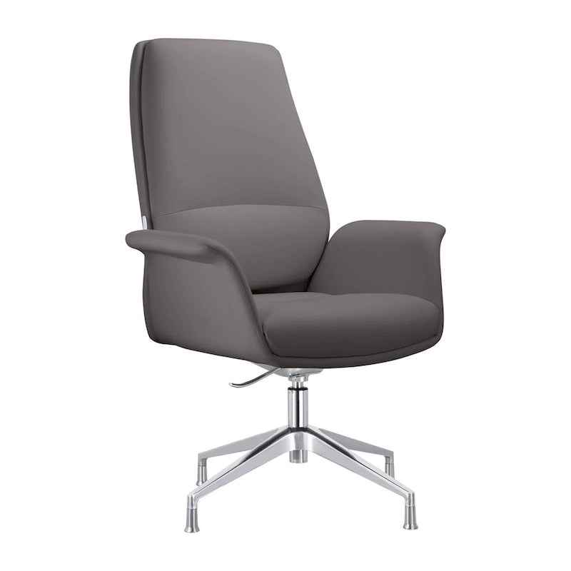 Silla de oficina moderna con altura ajustable y asiento giratorio