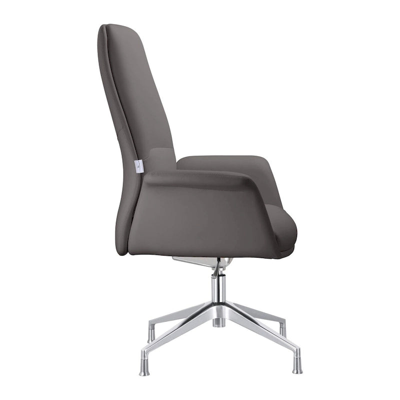 Silla de oficina moderna con altura ajustable y asiento giratorio