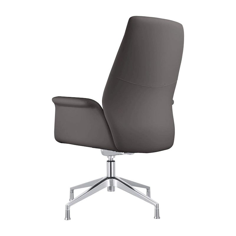 Silla de oficina moderna con altura ajustable y asiento giratorio