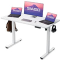 Escritorio eléctrico ajustable de 48 x 24 Inch para trabajar sentado o de pie