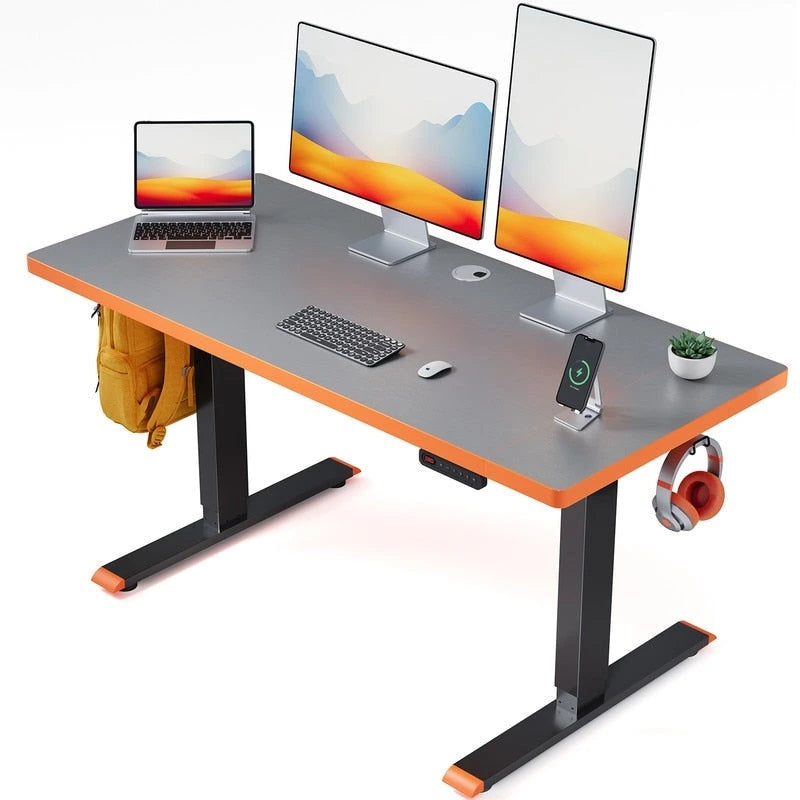 Computertisch 48 x 24 Inch, elektrisch höhenverstellbarer Sitz-Steh-Schreibtisch