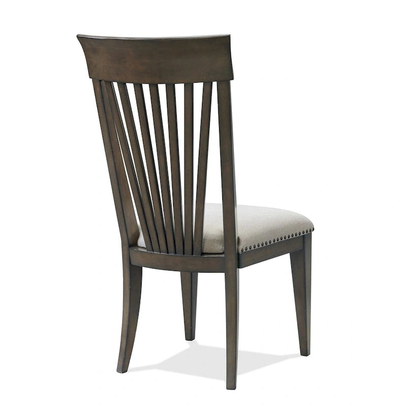 Gepolsterte Esszimmerstühle mit Nagelkopfverzierung, 2er-Set, für Frühstücksecke, Küche und Wohnzimmer